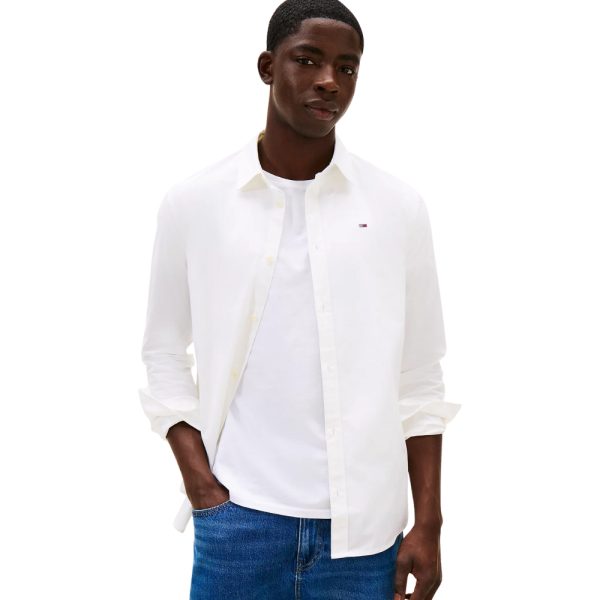 Camicia Tommy Jeans slim fit in popeline