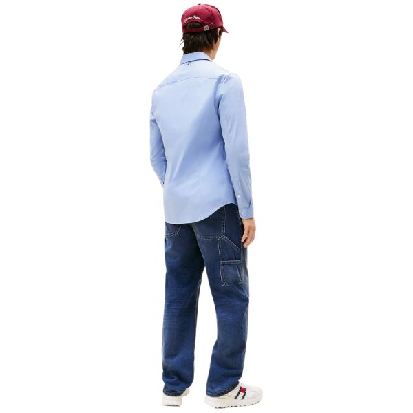 Camicia Tommy Jeans slim fit in popeline