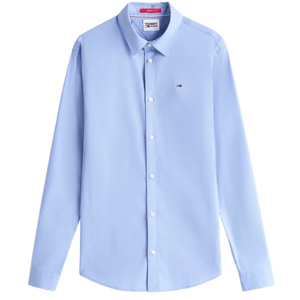 Camicia Tommy Jeans slim fit in popeline
