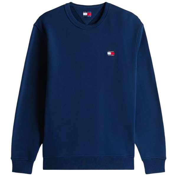 Felpa Tommy Jeans con distintivo Tommy tono su tono