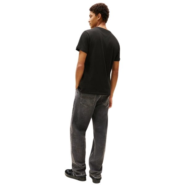 T-Shirt Tommy Jeans slim fit in jersey con logo