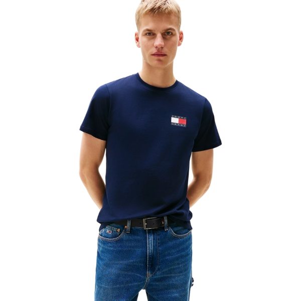 T-Shirt Tommy Jeans slim fit in jersey con logo
