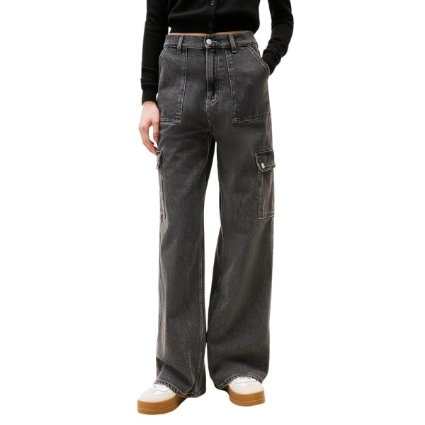 Jeans Tommy Jeans Claire larghi cargo a vita alta