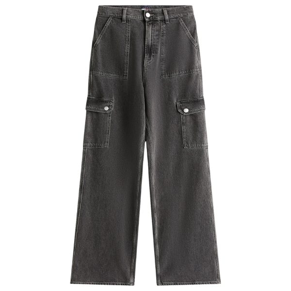 Jeans Tommy Jeans Claire larghi cargo a vita alta