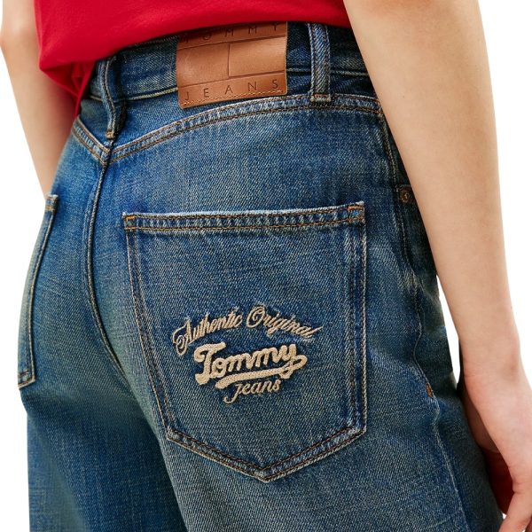 Jeans Tommy Jeans Layla slim fit dritti a vita alta