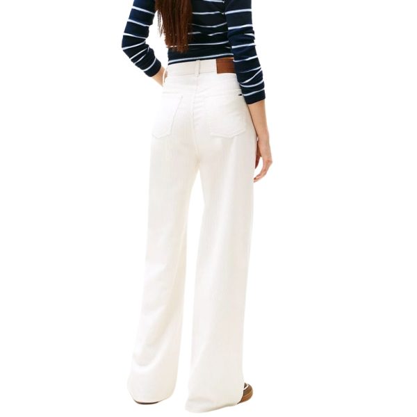 Pantaloni Tommy Jeans larghi a coste con vita alta