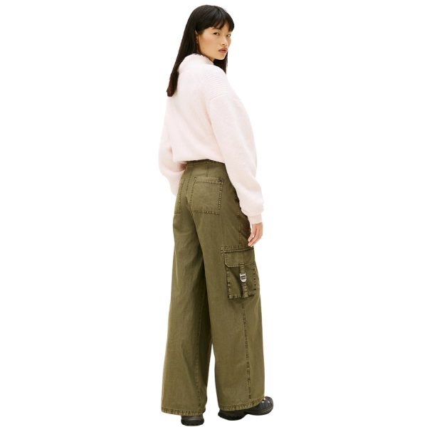 Pantaloni Tommy Jeans cargo larghi in twill