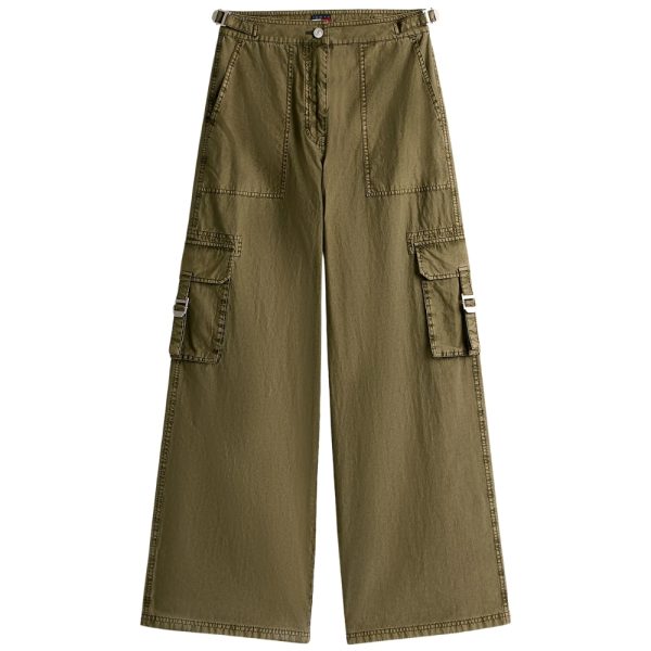 Pantaloni Tommy Jeans cargo larghi in twill