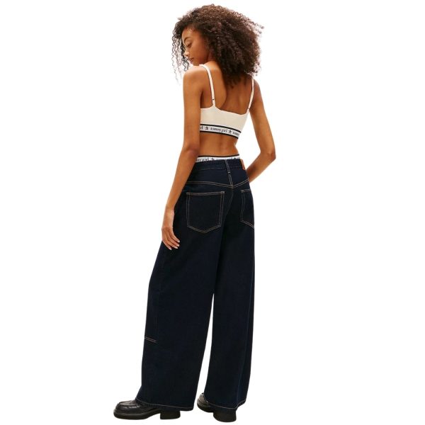 Jeans Tommy Jeanslarghi a vita media con sezioni