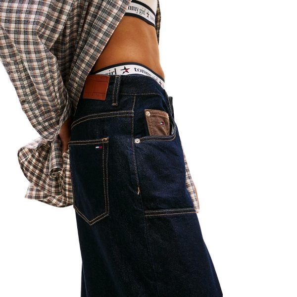 Jeans Tommy Jeanslarghi a vita media con sezioni