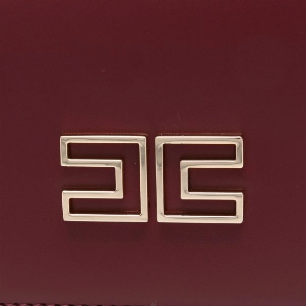 Borsa Elisabetta Franchi a tracolla logo