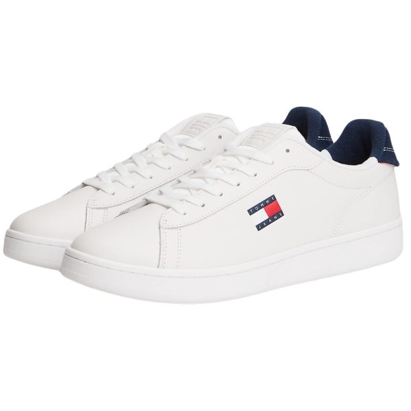 Sneakers Tommy Jeans sportiva in pelle con logo