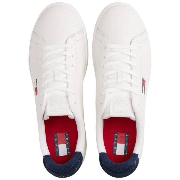 Sneakers Tommy Jeans sportiva in pelle con logo
