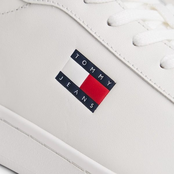 Sneakers Tommy Jeans sportiva in pelle con logo