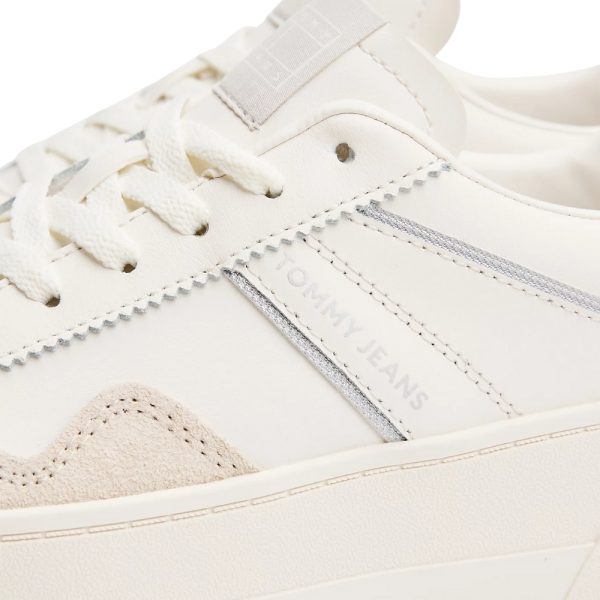 Sneakers Tommy Jeans The Greenwich con suola alta e pelle