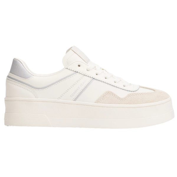 Sneakers Tommy Jeans The Greenwich con suola alta e pelle