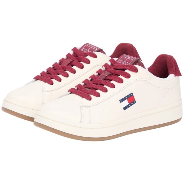 Sneakers Tommy Jeans sportive Archive in pelle