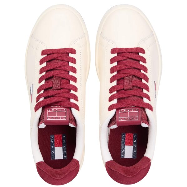 Sneakers Tommy Jeans sportive Archive in pelle