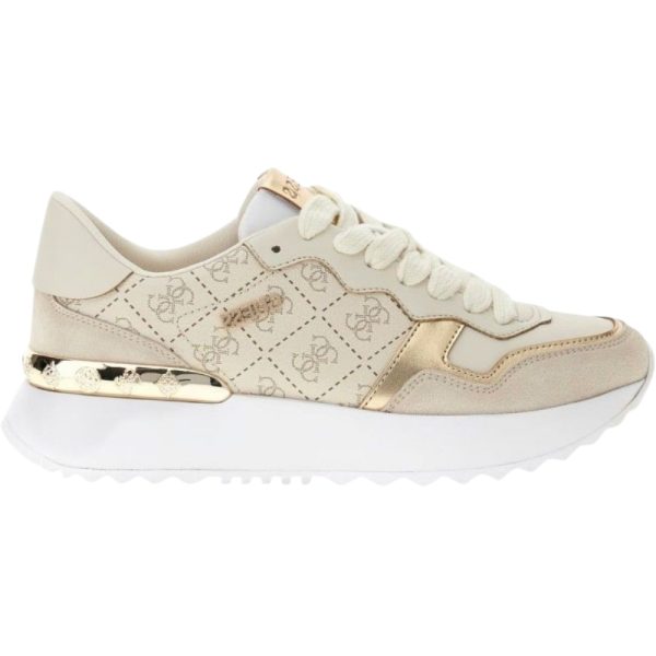 Sneakers Guess in ecopelle Vinsa5 con dettagli a contrasto e logo 4G
