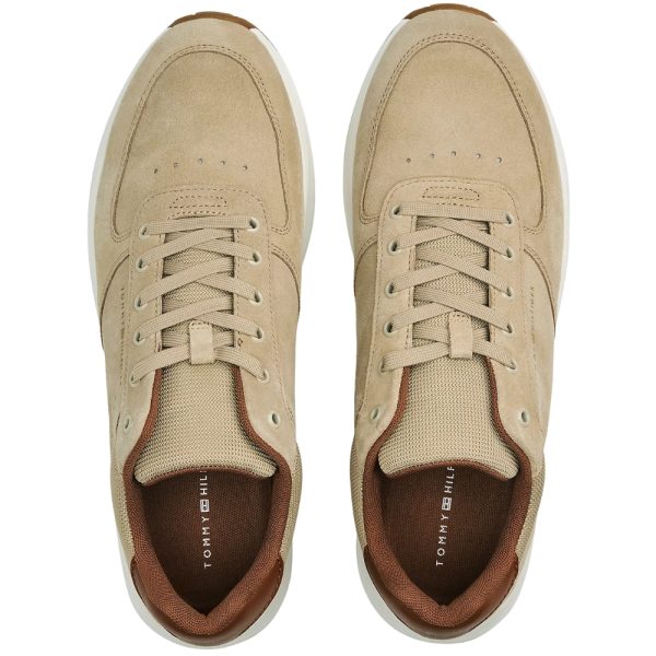 Sneakers Tommy Hilfiger ibride in camoscio