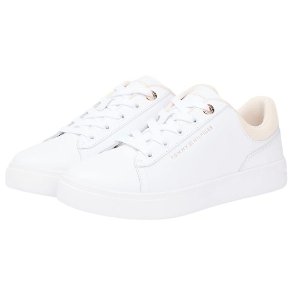 Sneakers Tommy Hilfiger in pelle con suola preformata e logo