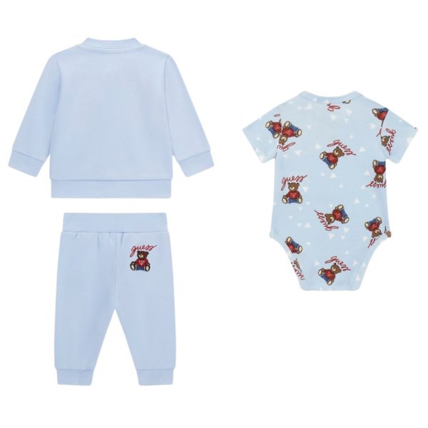 Set tutina e body Guess kids logo