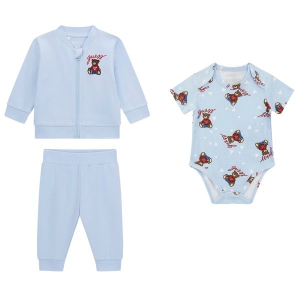 Set tutina e body Guess kids logo