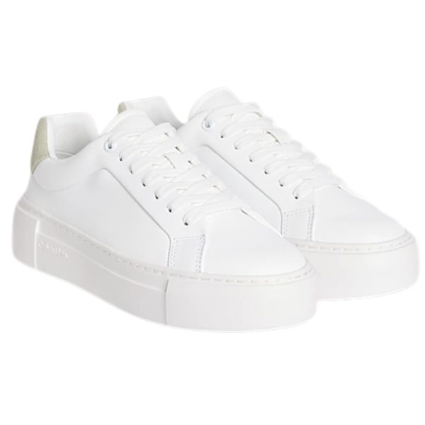 Sneakers Calvin Klein con plateau in pelle