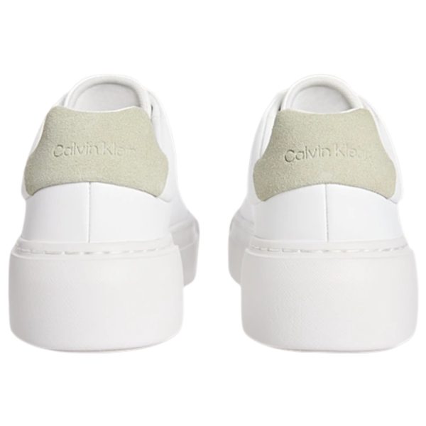 Sneakers Calvin Klein con plateau in pelle