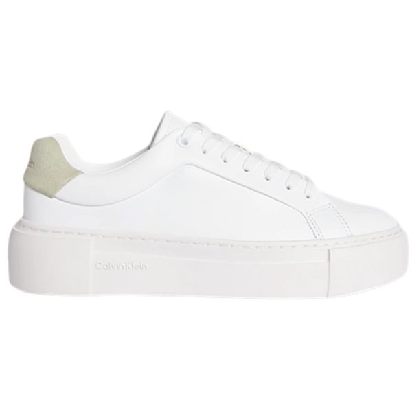 Sneakers Calvin Klein con plateau in pelle