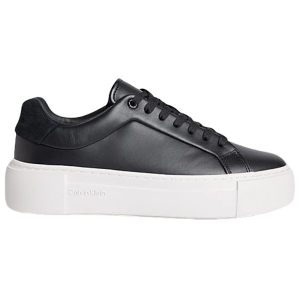 Sneakers Calvin Klein con plateau in pelle