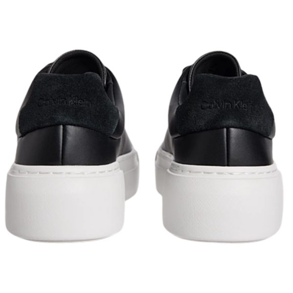 Sneakers Calvin Klein con plateau in pelle