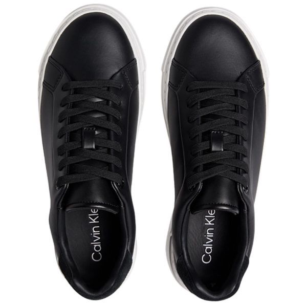 Sneakers Calvin Klein con plateau in pelle