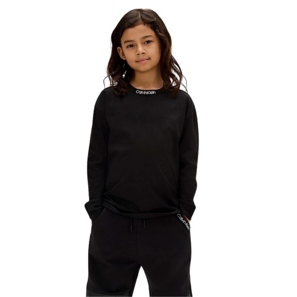 T-Shirt Calvin Klein junior a maniche lunghe taglio relaxed