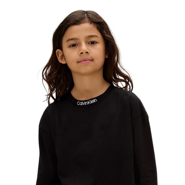 T-Shirt Calvin Klein junior a maniche lunghe taglio relaxed