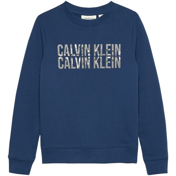 Felpa Calvin Klein junior con logo