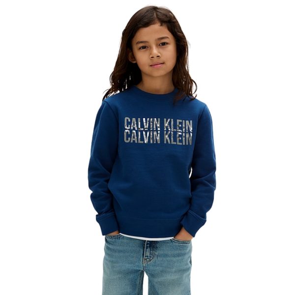 Felpa Calvin Klein junior con logo