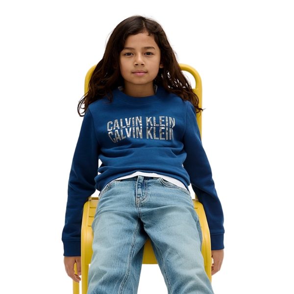 Felpa Calvin Klein junior con logo