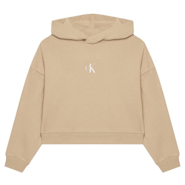 Felpa Calvin Klein logo con cappuccio