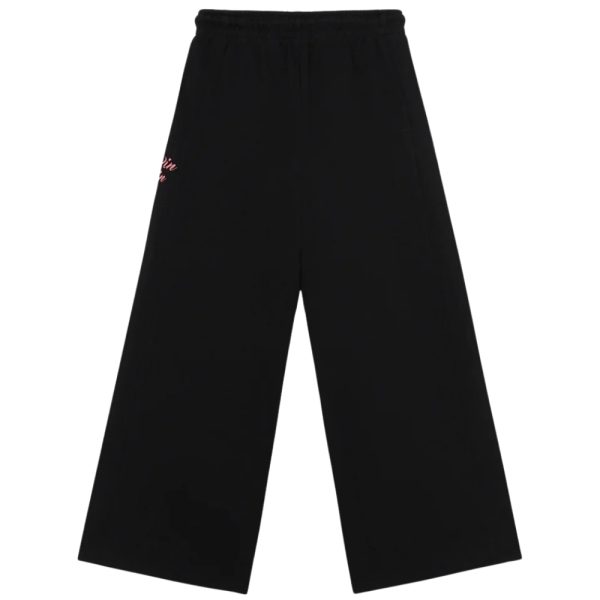 Pantaloni Calvin Klein a zampa logo laterale