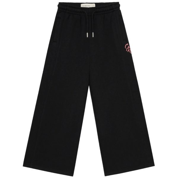 Pantaloni Calvin Klein a zampa logo laterale