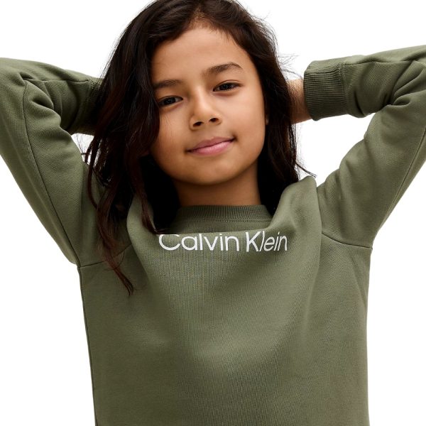 Felpa Calvi Klein junior con logo