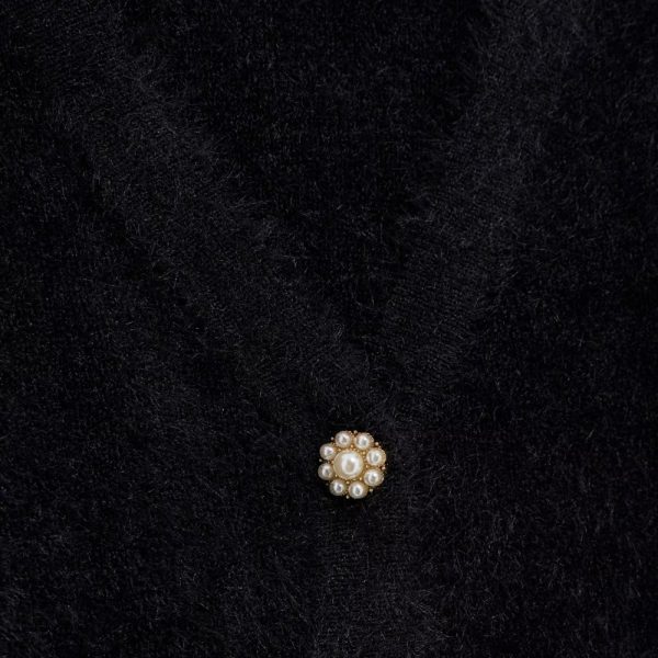 Cardigan Guess peloso con scollo a V