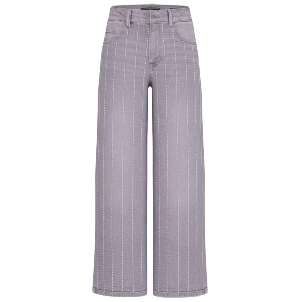 Jeans Guess kids wide leg strass