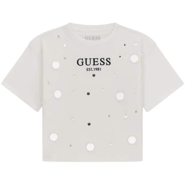 T-shirt Guess kids paillettes