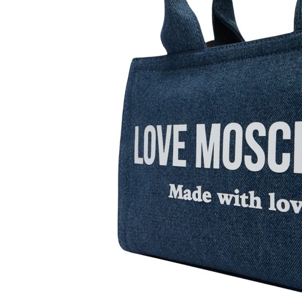 Borsa Love Moschino tracolla denim logo