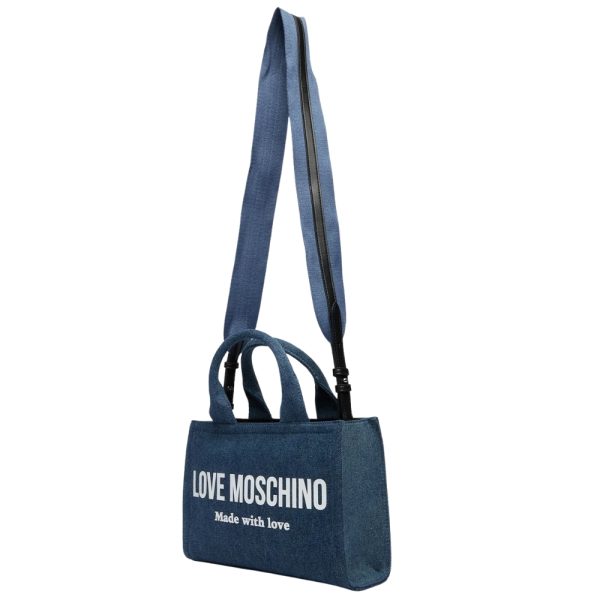 Borsa Love Moschino tracolla denim logo