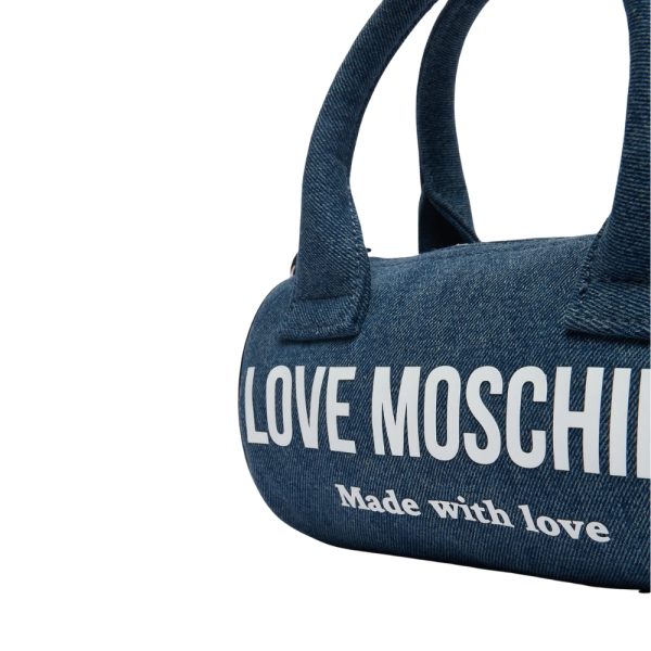 Borsa Love Moschino a tracolla denim logo