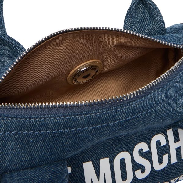 Borsa Love Moschino a tracolla denim logo
