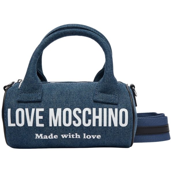 Borsa Love Moschino a tracolla denim logo